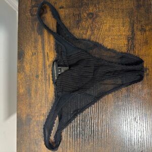 “Kiki de Montparnasse” Black Sheer panties XS